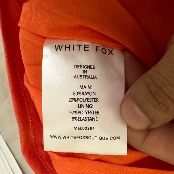 White Fox Boutique Orange Mini Dress - Picture 11 of 16
